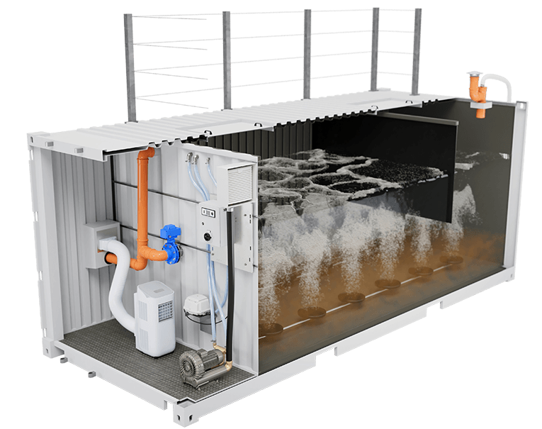 Mobile Containerized Wastewater Treatment Unit